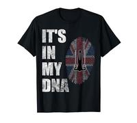 Gymnastics Rings Team Flag GB It's In My DNA Union Jack T-Shirt
