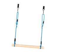 Gymnastics Rings with Wood And Polyester, Training Equipment for Children, Bar with Nonslip Grip, Heightadjustable Resistance Band for Fitne