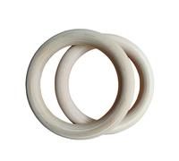 Gymnastics Rings - Wood, Rings, Non Slip Grip | Bodyweight Pull Up Cross Training Equipment, Pull Up Ring For Home Gym Fitness Exercise Playground Indoor Outdoor