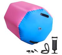 Gymnastics Roller,Air Roller Inflatable Gymnastics Tumbling Barrel,Inflatable Air Gymnastics Training Mat,Backbend Trainer for Yoga,Exercise,Training,Home Use,70 * 90cm