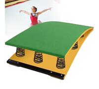 Gymnastics Springboard, Heavy-duty Elastic Training Board with 4/6/9 Steel Springs for Home and Room Vault Practice, Ideal for Auxiliary Gymnastics Training