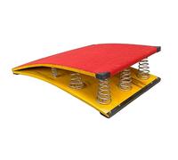 Gymnastics Springboard - Heavy Duty Vault Board with Steel Springs & Jump Pad for Professional Training and Fitness at Home