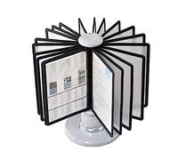 Gymnastics Springboard, Rotatable Deluxe 20 Double-Sided Panels, 40 Sheet Capacity Office Desk Organizer