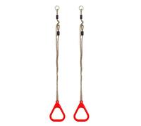 Gymnastics Training Rings - PP PE Material, Adjustable Safety Loops, Non-Slip Grip Design, Full Body Workout | Great for Kids, Youth, Girls, Gim