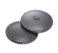 Gymnic Disc'o'Sit Dark Grey Proprioceptive Cushion for Posture and Functional Training, Diameter 39 cm, Inflatable Safe PVC, Class I Medical Device for Fitness and Rehabilitation