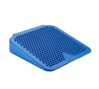 Gymnic Movin' Sit Inflatable blue postural wedge cushion for active sitting, ideal for improving posture, balance and back well-being, perfect for home, office and school