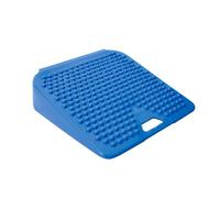 GYMNIC Movin' Sit Jr. Inflatable Blue Wedge Seat Cushion for Kids, Dynamic Sitting to Improve Posture, Concentration and Balance, Ideal for Home and School