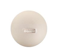 GYMNIC Myofascial Ball Inflatable ball Ø 15 cm pearl white for massage and myofascial release, ideal for self-massage, muscle recovery and targeted training, with adjustable density