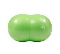 GYMNIC Physio Roll Plus Double ball Ø 55 cm/L 90 cm lime green for physiotherapy with anti-burst system with BRQ system, ideal for balance, coordination and motor rehabilitation exercises