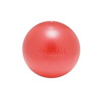 GYMNIC - Soft Pilates Ball 23cm - Inflatable Ball with exercise guide - Use for Pilates, Yoga and Light Resistance Exercises (Home Gym & Gym Equipment) - Red