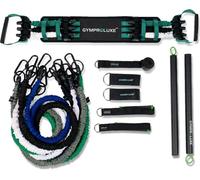 GYMPROLUXE All-in-One Portable Gym, White,Green,Black