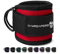 Gymreapers Ankle Straps For Cable Machine Kickbacks, Glute Workouts, Lower Body Exercises - Adjustable Leg Straps with Neoprene Padding