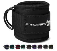 Gymreapers Ankle Straps For Cable Machine Kickbacks, Glute Workouts, Lower Body Exercises - Adjustable Leg Straps with Neoprene Padding