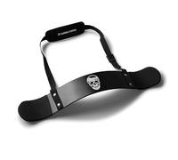 Gymreapers Bicep Arm Blaster -Thick Aluminum Support Bicep Curl Isolator w/Contoured, Padded Edges - Adjustable Bicep Bomber for Weightlifting & Bodybuilding (Black)