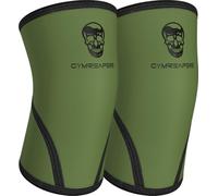 Gymreapers Elbow Sleeves (1 Pair) W/Wrist Wraps - Support & Compression for Powerlifting, Weightlifting, Bench & Tendonitis - 5mm Neoprene Sleeve - For Men & Women (Green, Large)