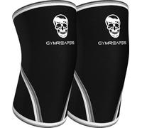 Gymreapers Elbow Sleeves (1 Pair) W/Wrist Wraps - Support & Compression for Powerlifting, Weightlifting, Bench & Tendonitis - 5mm Neoprene Sleeve - For Men & Women (White, Small)