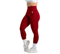 Gymreapers Infinity Seamless Workout Leggings for Women High Waist Seamless Leggings for Exercise Running Active Yoga Pants (Bloodshot Red M)