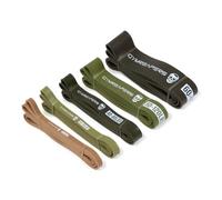 Gymreapers Pull up Resistance Bands for Weight Lifting, Pull Ups - Assistance Bands for Powerlifting, Stretching, WOD, Strength Training - for Men & Women (5 Bands - Military Set)