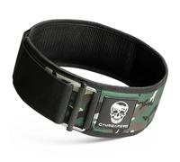 Gymreapers Quick Locking Weight Lifting Belt for Men Gym Belt for Powerlifting Deadlift Belt with 4 Inch Neoprene Metal Buckle Back Support Weightlifting Belt Women (Woodland Camo, Medium)
