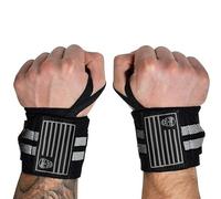 Gymreapers Weightlifting Wrist Wraps (Competition Grade) 18" Professional Quality Wrist Support with Heavy Duty Thumb Loop - Strength Training, Bodybuilding