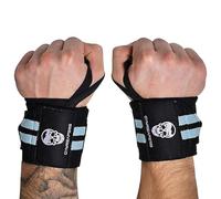 Gymreapers Weightlifting Wrist Wraps (Competition Grade) 18" Professional Quality Wrist Support with Heavy Duty Thumb Loop - Best Wrap for Powerlifting, Strength Training, Bodybuilding