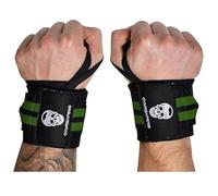 Gymreapers Weightlifting Wrist Wraps (Competition Grade) 18" Professional Quality Wrist Support with Heavy Duty Thumb Loop - Best Wrap for Powerlifting, Strength Training, Bodybuilding