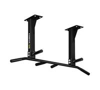 Gymrex Ceiling Mounted Pull Up Bar Factory Second Chin Up Bar 6 Grip Positions Overhand Underhand Hammer Wide Narrow Grip Workout Fitness Black GR-PU110B (Steel, 6 Handles, Max. Static Load 110kg)