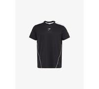 Gymshark Mens Gymshark Arrival Block Relaxed-Fit Woven T-Shirt Gs Black 2XL