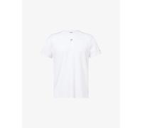 Gymshark Mens Gymshark Logo-Print Slim-Fit Stretch-Woven Running T-Shirt Gs White M