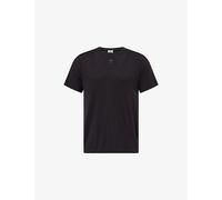 Gymshark Mens Gymshark Slim-Fit Seamless Stretch-Woven Running T-Shirt Gs Black L