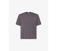Gymshark Mens Gymshark Training Evolved Brand-Print Woven T-Shirt Gs Onyx Grey S
