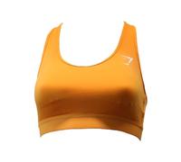 GYMSHARK Training Mesh Back Medium Support Sports Bra, Citrus Orange, Small [Variation]