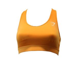 GYMSHARK Training Mesh Back Medium Support Sports Bra, Citrus Orange, Small [Variation]