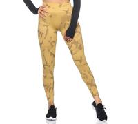 GYMSHARK Women's Adapt Camo Seamless Leggings Tights Colour: Yellow (Savanna); Size: S
