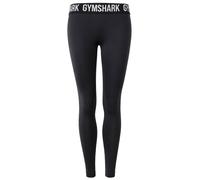 GYMSHARK Fit 3/4 Length Seamless Leggings, Black/White, Small