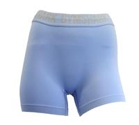 GYMSHARK Women's Fit Seamless Shorts, Powder Blue/Smokey Grey, Small