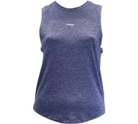 GYMSHARK Womens Flex Dropped Arm Tank Top, Navy Marl/Light Grey, X-Small [Variation]