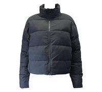 GYMSHARK Womens Full Zip Puffer Jacket, Black, Small [Variation]