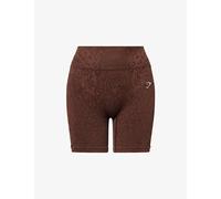 Gymshark Womens Gymshark Adapt Animal x Whitney Shorts Gs Arch Brwn/Soft Brown S
