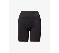 Gymshark Womens Gymshark Adapt Animal x Whitney Stretch-Woven Shorts Gs Black/Gs Asphalt Grey L