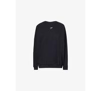 Gymshark Womens Gymshark Training Oversized Fleece Cotton-Blend Sweatshirt Gs Black L