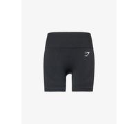 Gymshark Womens Gymshark Vital Seamless 2.0 Stretch-Jersey Shorts Black Marl L