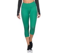GYMSHARK Women's Pulse Cropped Leggings, Green, M