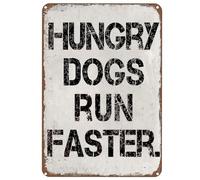 GYMSLAVE Metal Sign Garage Decor Dog Lovers 8X12 Inch