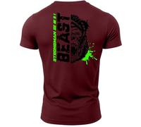 GYMTIER Beast Gorilla - Men's Gym T-Shirt - Bodybuilding Workout Top