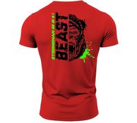 GYMTIER Beast Gorilla - Men's Gym T-Shirt - Bodybuilding Workout Top
