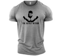 GYMTIER Beast Within Hulk - Men's Gym T-Shirt - Bodybuilding Workout Top