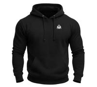 GYMTIER Logo - Men's Gym Hoodie - Training Bodybuilding Top, Storm Grey, 2XL