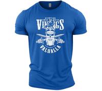 GYMTIER Sons of Odin - Vikings Valhalla - Men's Gym T-Shirt Bodybuilding Training Workout Lifting Top Clothing