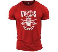 GYMTIER Sons of Odin - Vikings Valhalla - Men's Gym T-Shirt Bodybuilding Training Workout Lifting Top Clothing